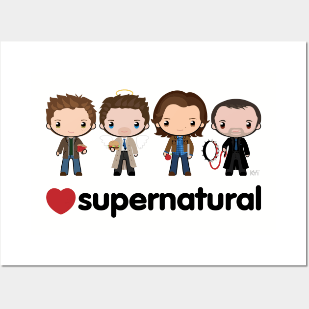 Love Supernatural 1 Wall Art by KYi